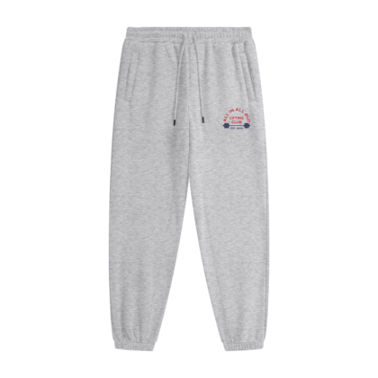 Lifting Club Sweatpants in Flower Gray
