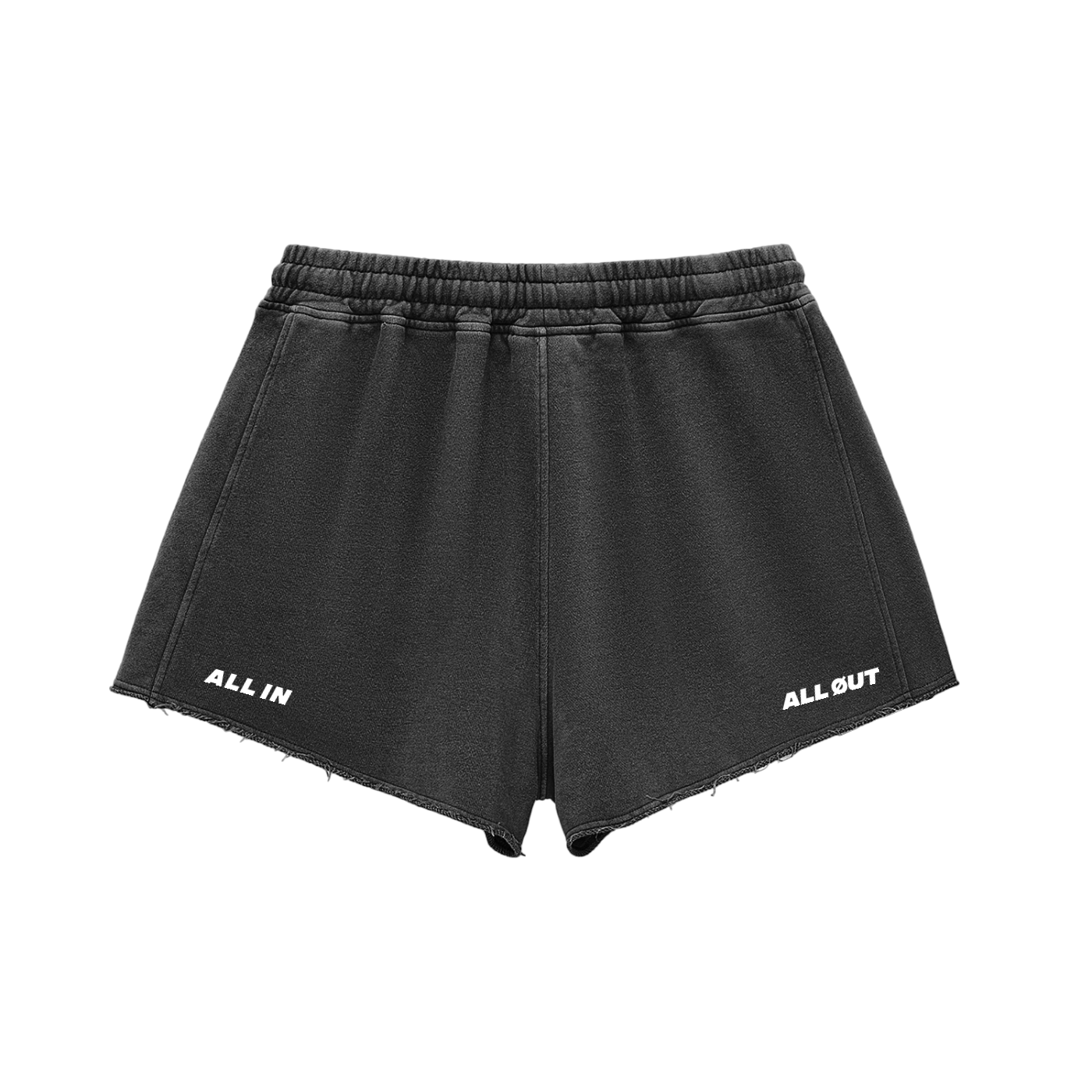 Essential Grunge Raw Edge Shorts - Image 2