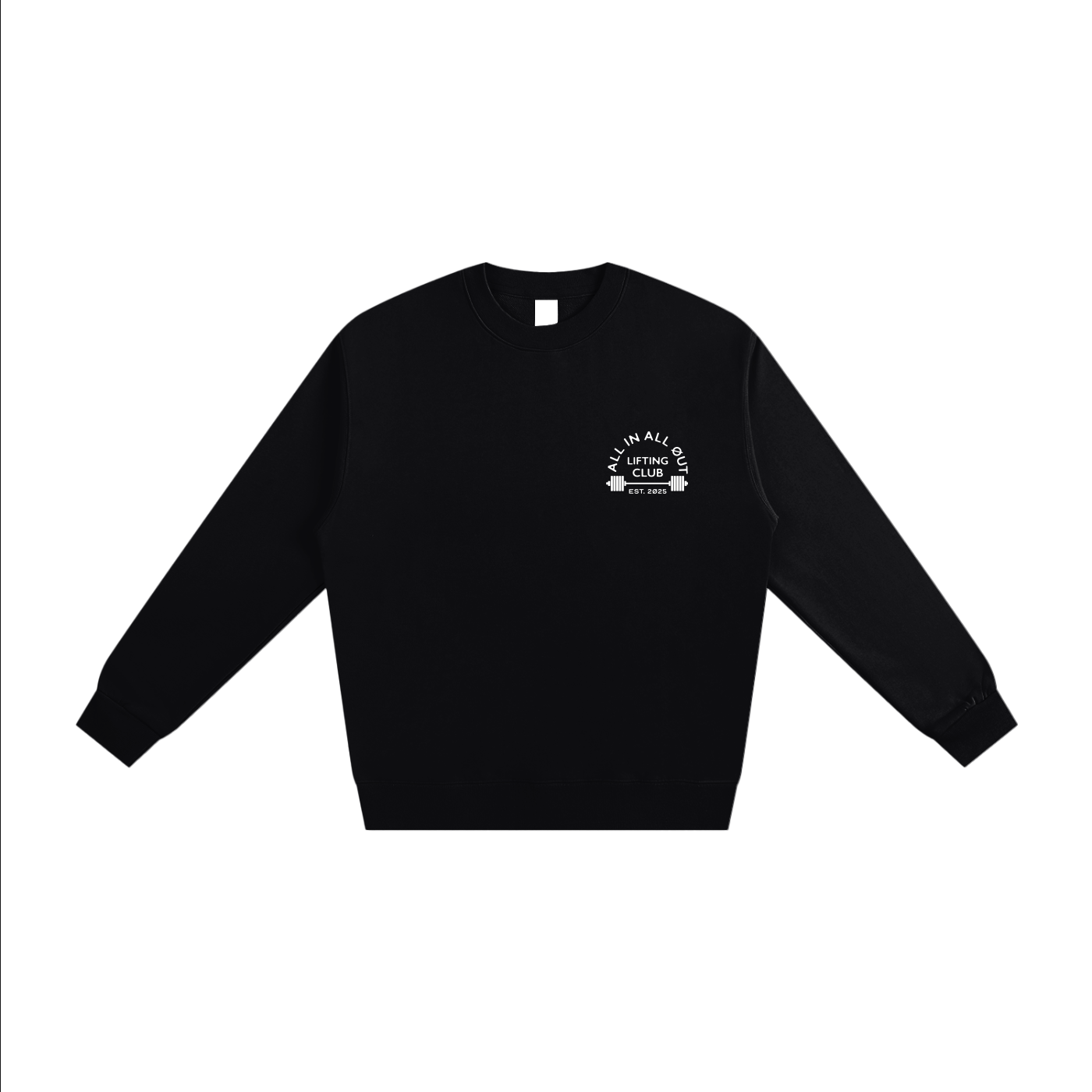 Lifting Club Sweatshirt in Black - Image 2
