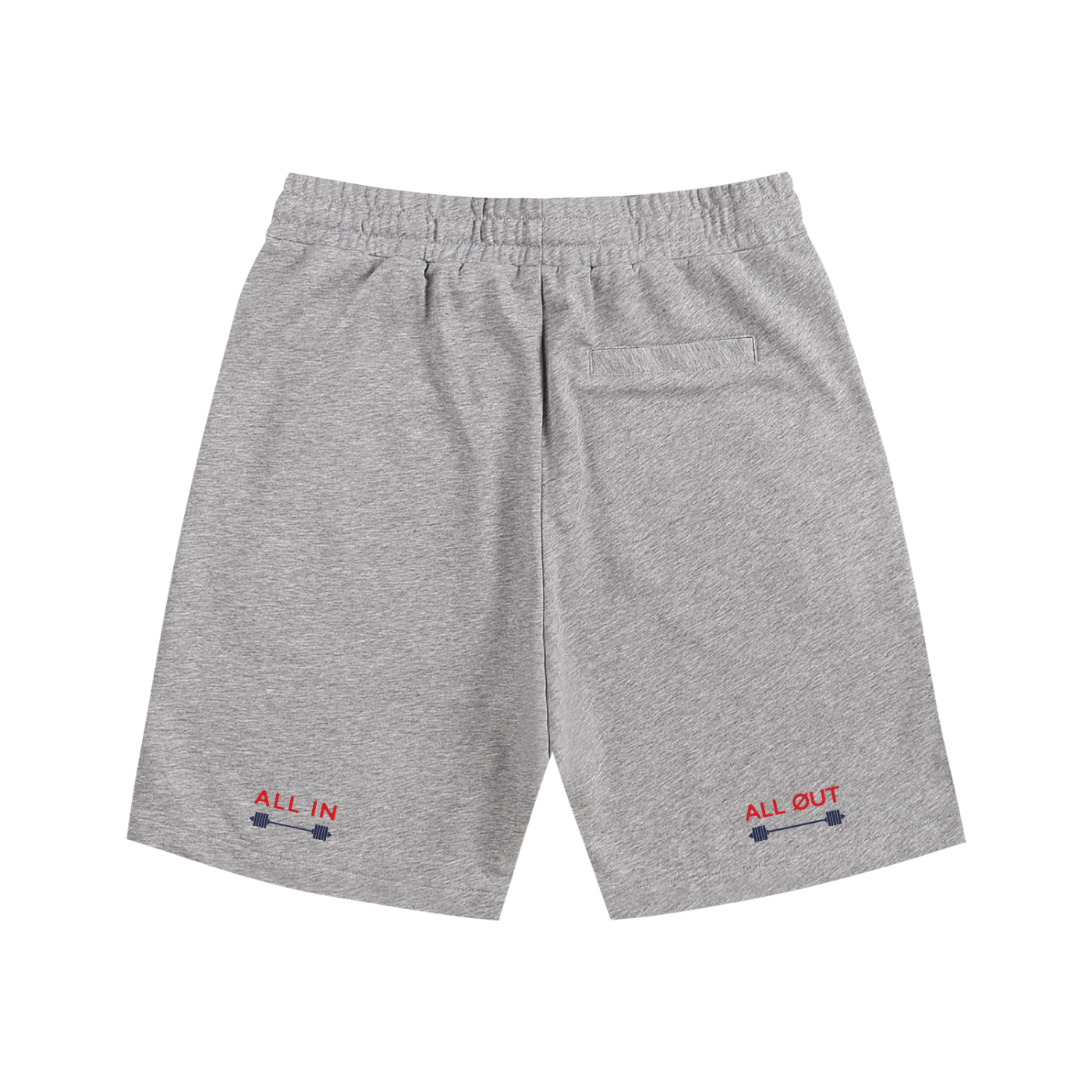 Lifting Club Sweat Shorts in Flower Gray - Image 2