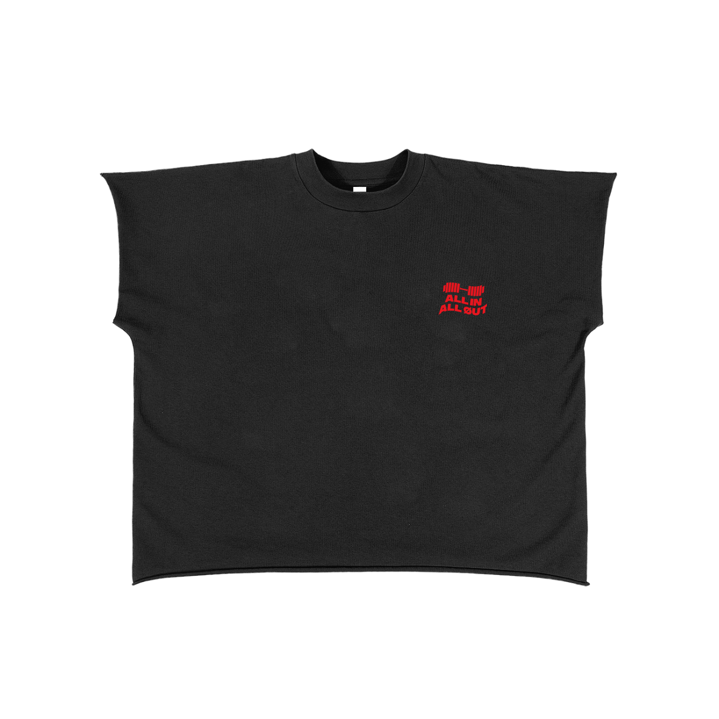 Flag Raw Edge Boxy T-Shirt - Image 2