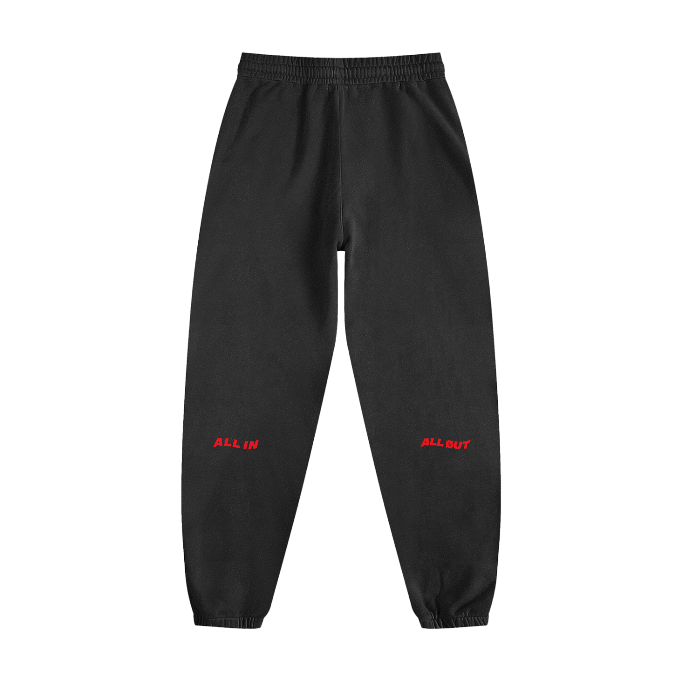 Flag Grunge Sweatpants in Black - Image 2