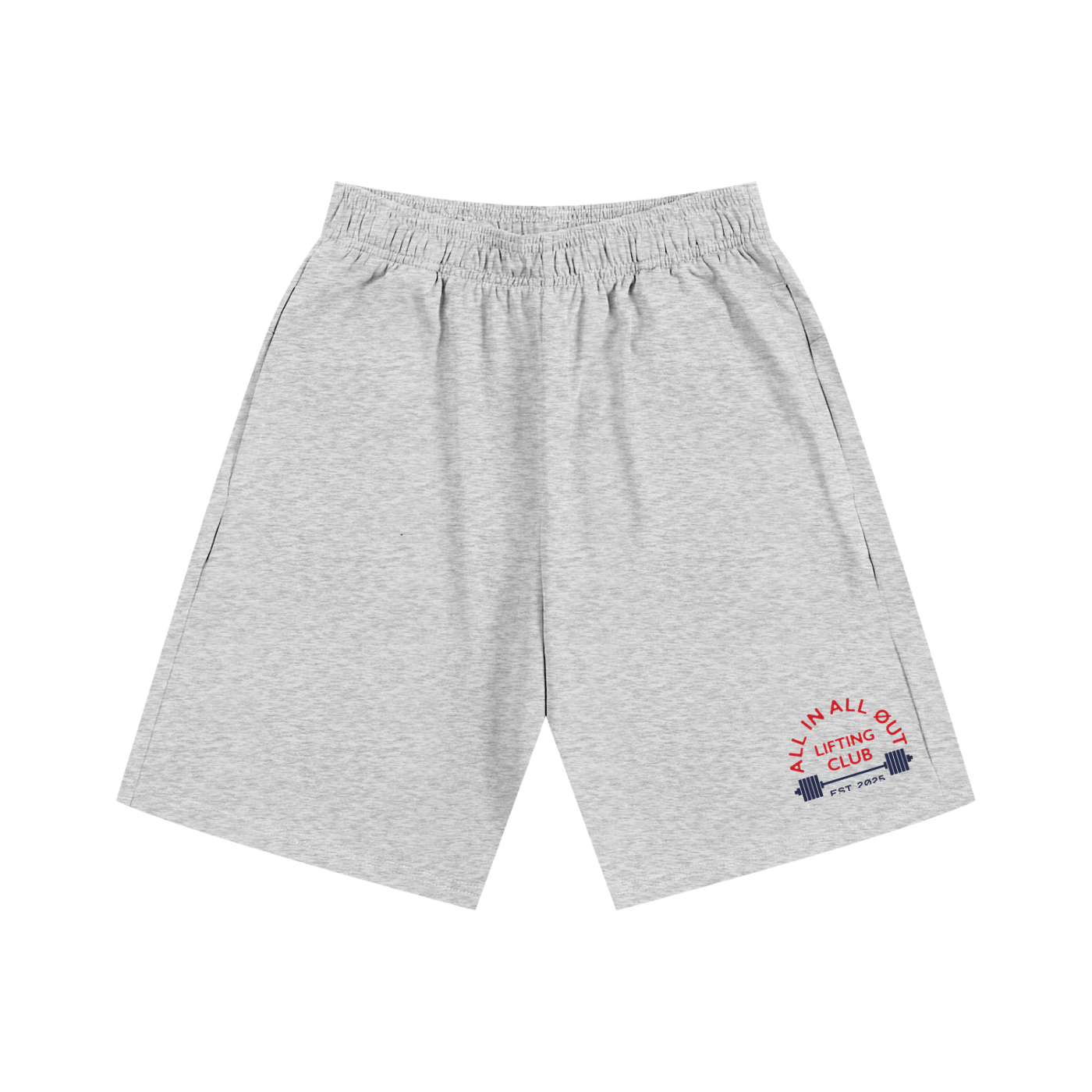 Lifting Club Heavyweight Shorts in Flower Gray