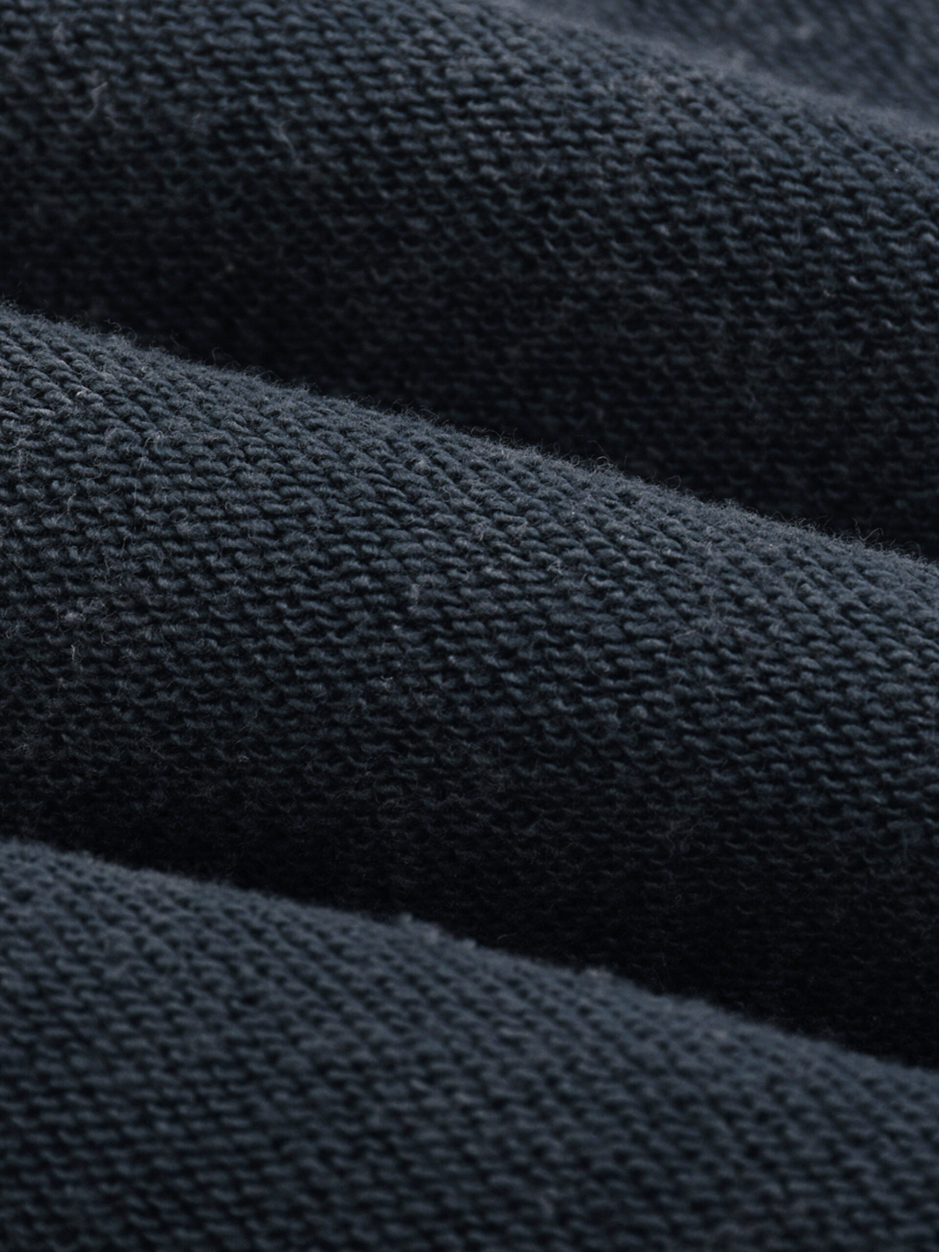 Flag Grunge Raw Edge Cropped Sweatshirt in Black - Image 3